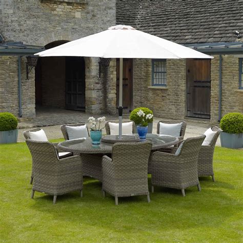 Bramblecrest has been creating outdoor furniture of the highest standard for two decades. Bramblecrest Patagonia 8 Seat Elliptical Set ...