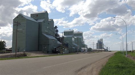 Longest Remaining Row Of Grain Elevators In Alberta Superlatives On