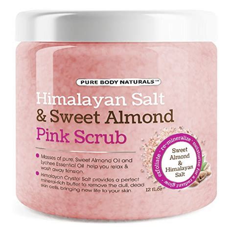 Himalayan Pink Salt Exfoliating Scrub Pure Body Naturals