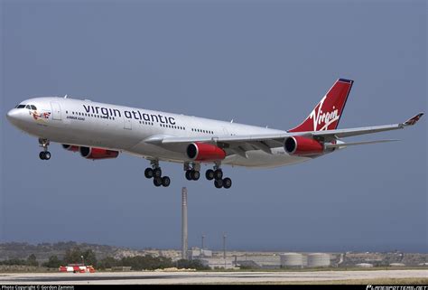 G VAIR Virgin Atlantic Airways Airbus A340 313 Photo By Gordon Zammit