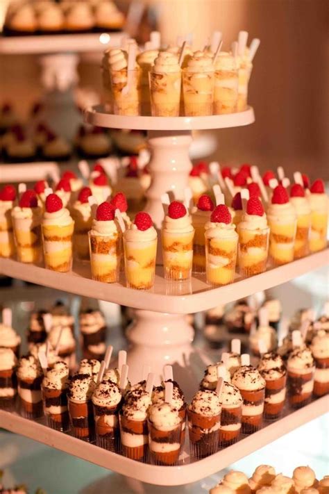 indulge in sweet delights at the dessert cup station