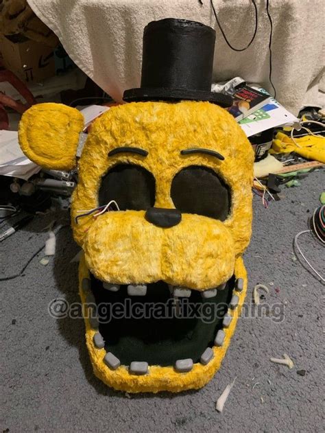 Withered Golden Freddy Mask Hey Everyone I Just Posted My Nightmare