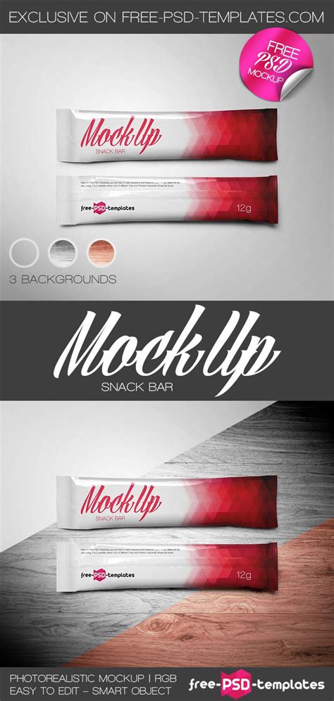 Download Free Snack Bar Mock-up in PSD | Psd template free, Snack bar, Mockup free psd