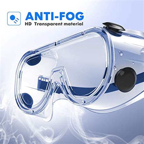Hulislem G8 Safety Goggles Over Glasses For Eye Protection Adjustable