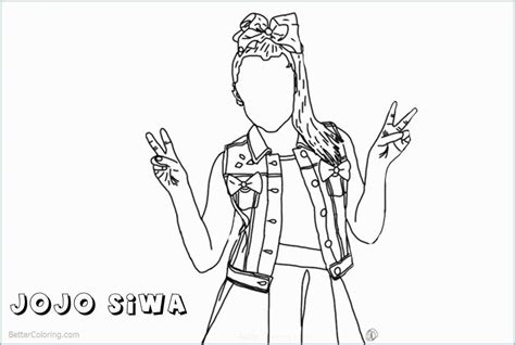 Coloring outstanding jojo siwa coloring sheets photo inspirations. 30 Awesome Jojo Siwa Coloring Pages in 2020 | Dance ...