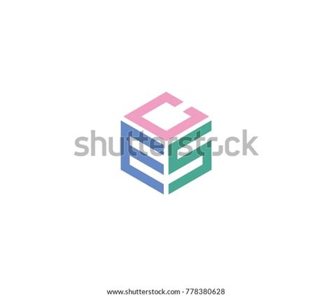 Three Letter Icon Logo Three Letters Stock Vector Royalty Free