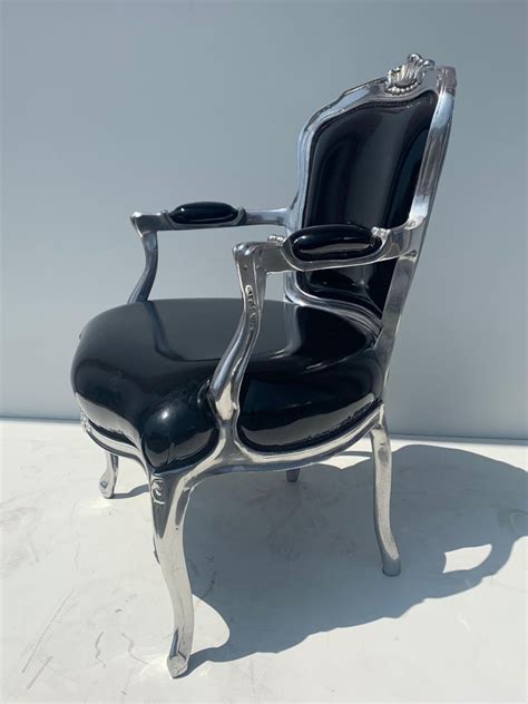 Fauteuil Chair Footrest In Solid Aluminum For Sale At 1stdibs