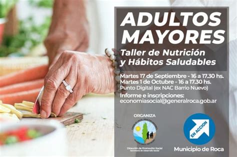 Taller De Nutrición Para Adultos Mayores Municipio General Roca