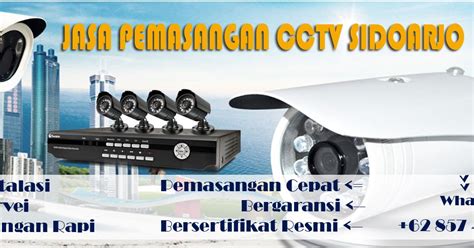 JASA INSTALASI ATAU PEMASANGAN CCTV SIDOARJO General Solusindo