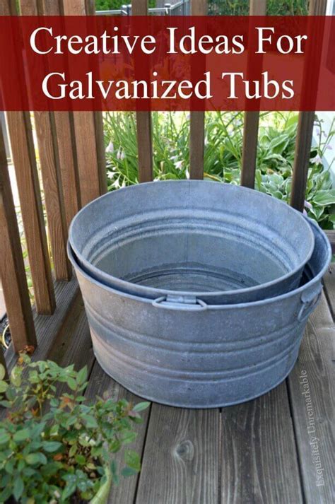 Creative Ideas For Galvanized Tubs Galvanized Tub Metal Tub Diy Garden