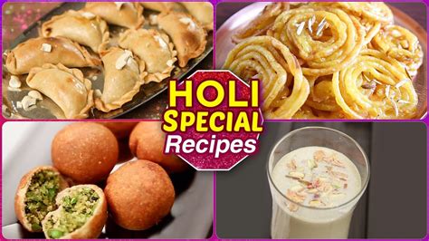 Holi Special Recipes Holi Special Sweets How To Make Holi Snacks At