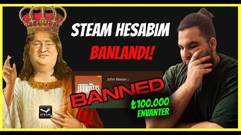 Steam Hesabim Banlandi Tl Csgo Envanter P Oluyordu Youtube