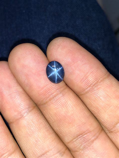 Natural Blue Star Sapphire 303crt 101x79x33mm Oval Etsy