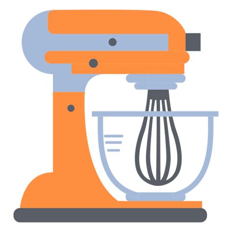 Cooking Baking Mixer Flat Transparent PNG & SVG Vector png image