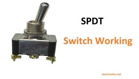 Spdt Switch Back Side Electrical4u