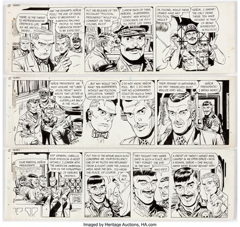 George Wunder Terry And The Pirates Consecutive Daily Comic Strips