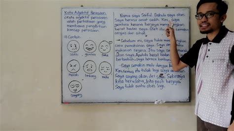 Tapi, aku yakin dengan bertambahnya usiaku ini, diriku akan lebih tegar dan tidak gentar dengan tantangan dalam bentuk apa pun. Bahasa Melayu Tahun 3 - Kata Adjektif Perasaan (13/4/2020 ...
