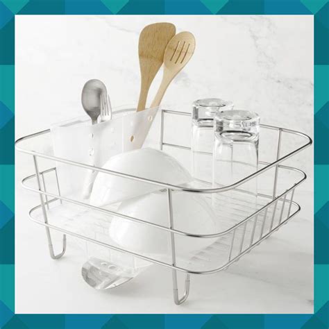 And we only make products we use ourselves and are proud to share with friends and family. simplehuman® Compact Dish Rack | Dish racks, Crate and barrel, Simplehuman