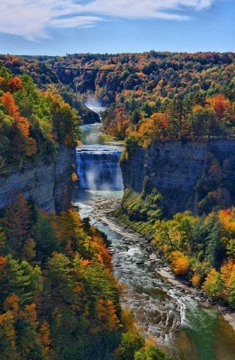 15 Waterfalls In Upstate Ny To See In Person Before You Die Letchworth