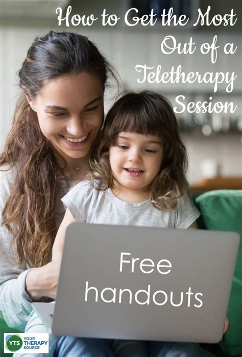 Teletherapy Tips Free Handouts Your Therapy Source