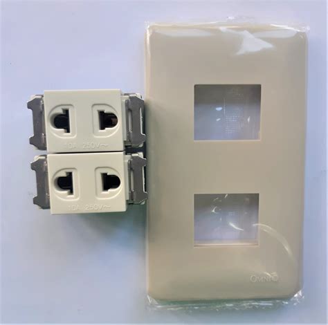 Omni Flush Type 2 Gang Universal Outlet With Plate Lazada Ph