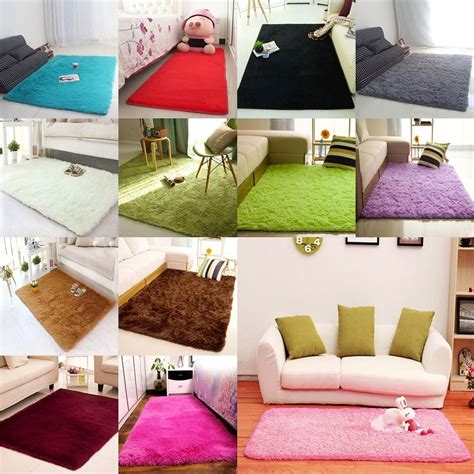 Match it with rest of your bedroom furnishings, and you will have the perfect bedroom decoration. Super Soft Modern Shag Area Rug Living Room Carpet Bedroom ...