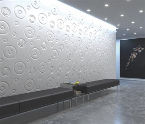 Decorative 3d Textured Feature Wall Panels With Modern Oversized Drop