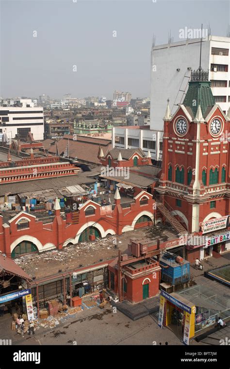 New Market Kolkata West Bengal India Stock Photo Alamy