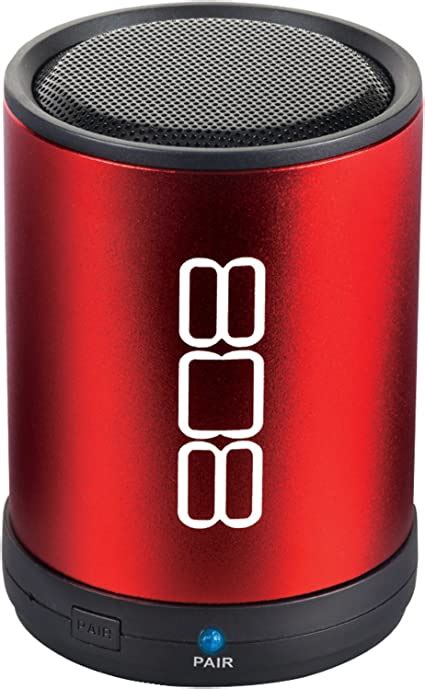 808 Canz Bluetooth Wireless Speaker Red Electronics