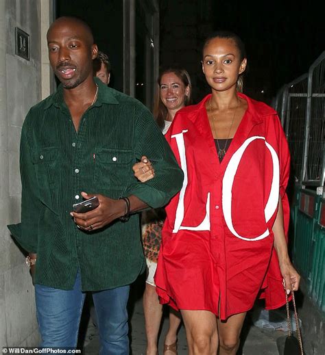 Alesha Dixon Enjoys An Evening Out With Husband Azuka Ononye For A Friends Birthday Daily