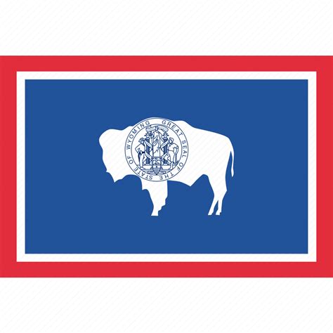 Flag State Us Wyoming Icon Download On Iconfinder
