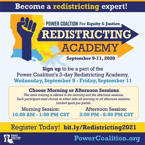 Redistricting Academy - Power Coalition for Equity and Justice