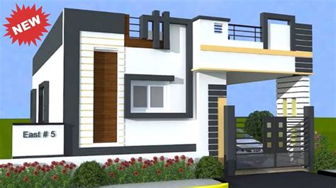 Latest Single Floor House Elevation Designs House 3d View And Front