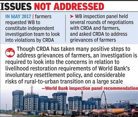 farmers concerns behind amaravati pullout world bank amaravati news times of india