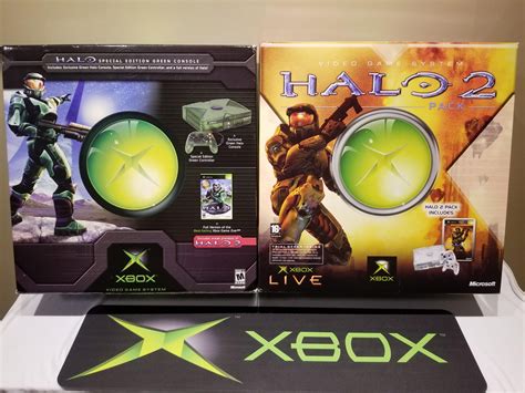 The Green Halo Combat Evolved Original Xbox Sure Does Look Nice Next To