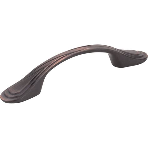 Brushed bronze memoirs stately 3 center to center bar pull. Hardware Resources Shop: 3899DBAC | Cabinet Handle | Brushed Oil Rubbed Bronze | Elements by ...