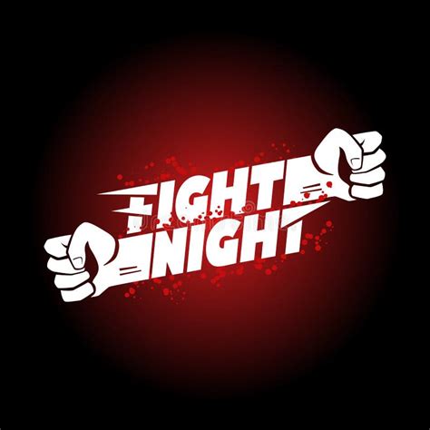 Fight Night Mma Wrestling Fist Boxing Championship For The Belt Event
