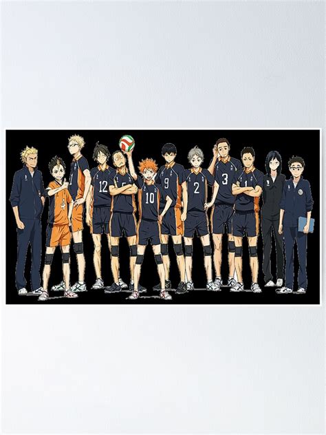 Team Karasuno Poster By Askaregi Redbubble