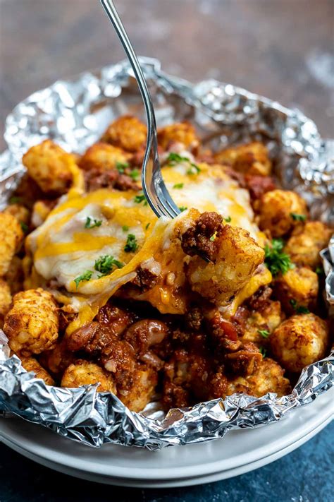 Many air fryer tater tot recipes simply use frozen. CHILI CHEESE AIR FRYER TATER TOTS!!! + Tasty Air Fryer Recipes