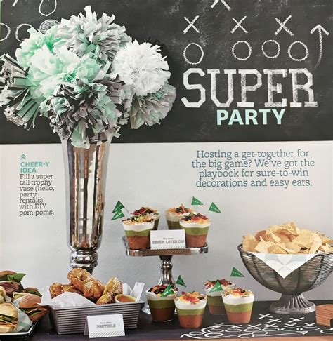 Plus, get our best super bowl snack ideas and super bowl party games! DIY Super Bowl Party Decor and Recipes - MyEye4DIY.com