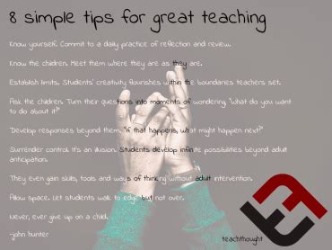 Simple Tips For Great Teaching