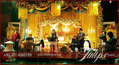 Sangeet Night Stage Decoration Tulips Events In Pakistan 11 Tulips