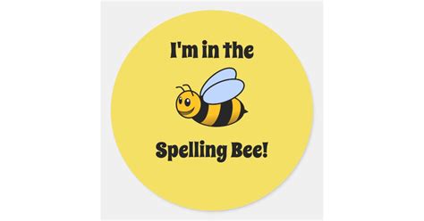 Spelling Bee Stickers Zazzle