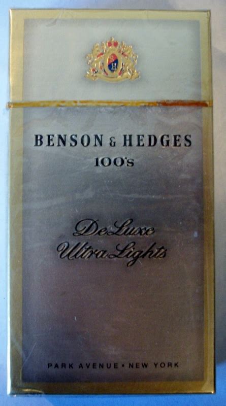 Benson And Hedges Cigarette Collector
