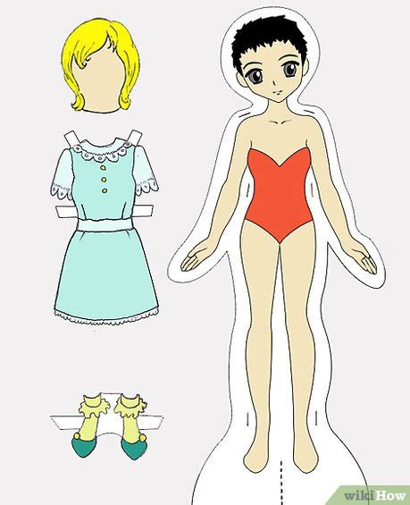 Thx kimberly for the idea ^^. How to Draw an Anime Paper Doll: 8 Steps (with Pictures ...