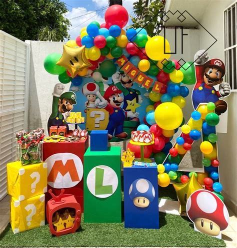 Geniales Ideas Para Decorar Fiesta De Super Mario Pj Masks Birthday