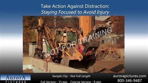 Take Action Against Distraction Staying Focused To Avoid Injury Youtube