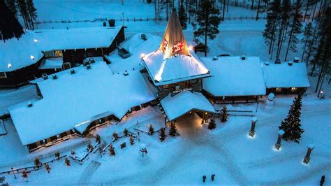 Santa Claus Village By Air Visit Father Christmas In Lapland Rovaniemi