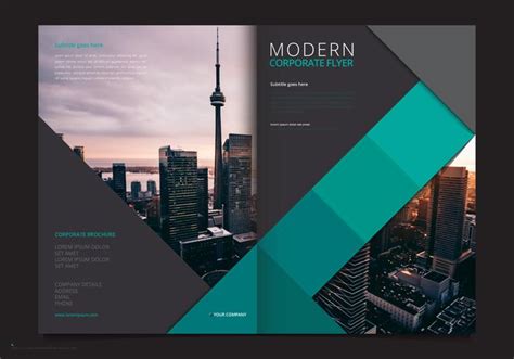 Professional Brochure Template. Business Marketing Flyer Template
