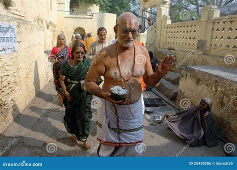 Hindus Pray For Salvation Of Their Ancestors Editorial Photo Image Of